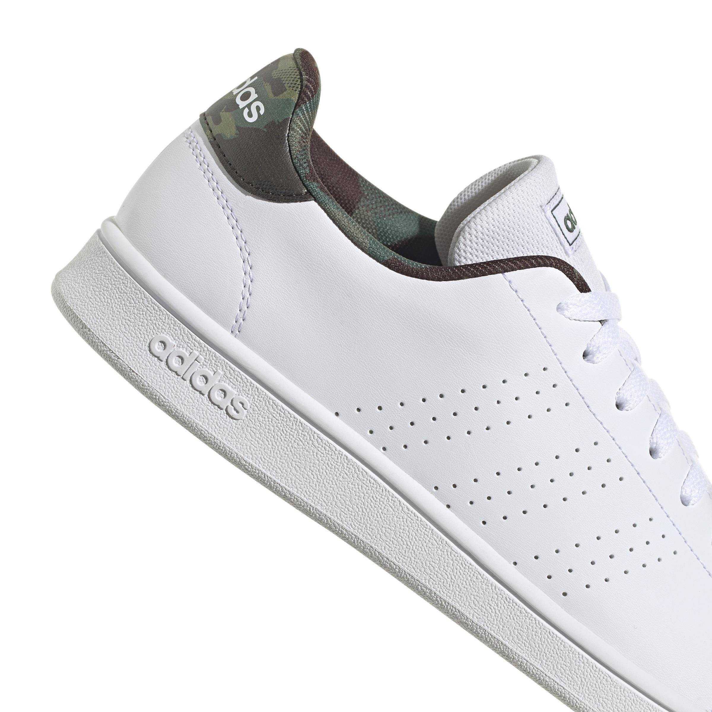 Advantage Base Court Lifestyle Shoes, White, A701_ONE, large image number 3