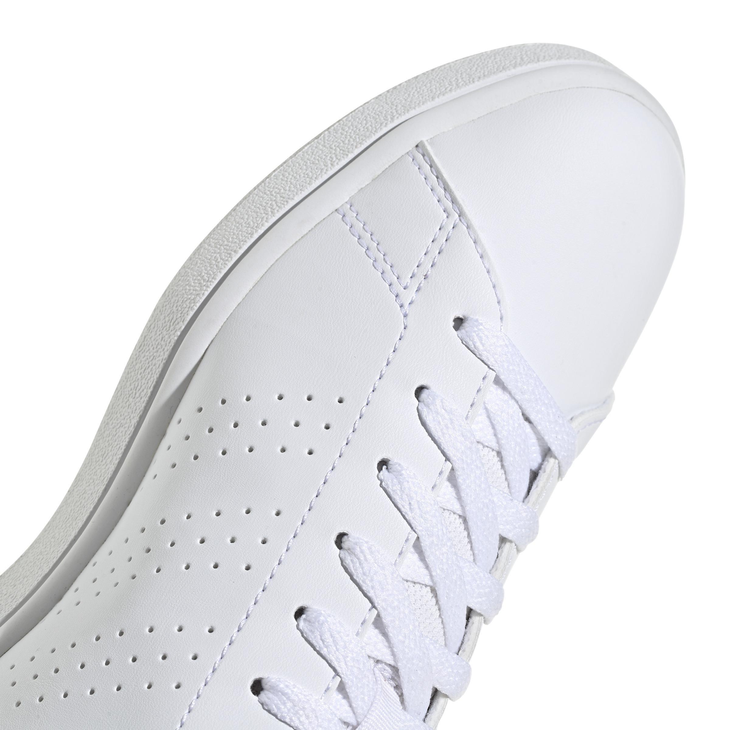 Advantage Base Court Lifestyle Shoes, White, A701_ONE, large image number 4