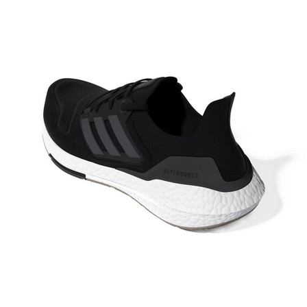 Men White Sole Ultraboost 22 Shoes, Black, A701_ONE, large image number 5