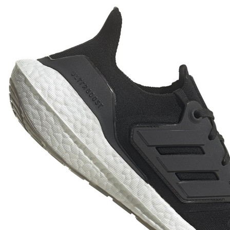 Men White Sole Ultraboost 22 Shoes, Black, A701_ONE, large image number 10