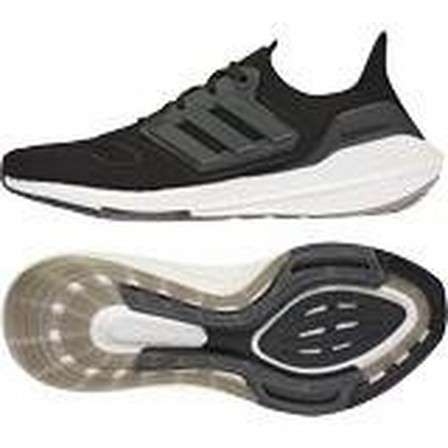 Men White Sole Ultraboost 22 Shoes, Black, A701_ONE, large image number 27