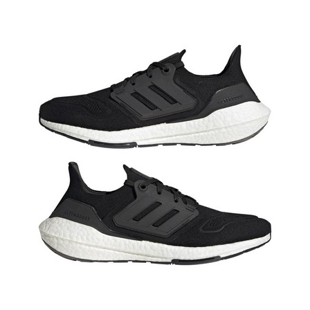 Men White Sole Ultraboost 22 Shoes, Black, A701_ONE, large image number 38
