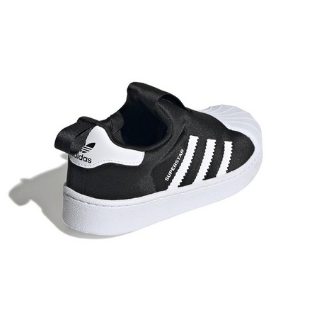 Unisex Kids Superstar 360 Shoes, Black, A701_ONE, large image number 2
