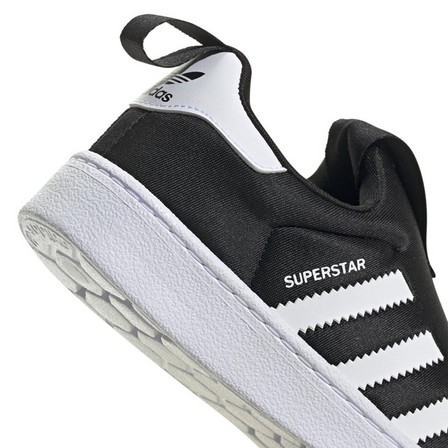 Unisex Kids Superstar 360 Shoes, Black, A701_ONE, large image number 3