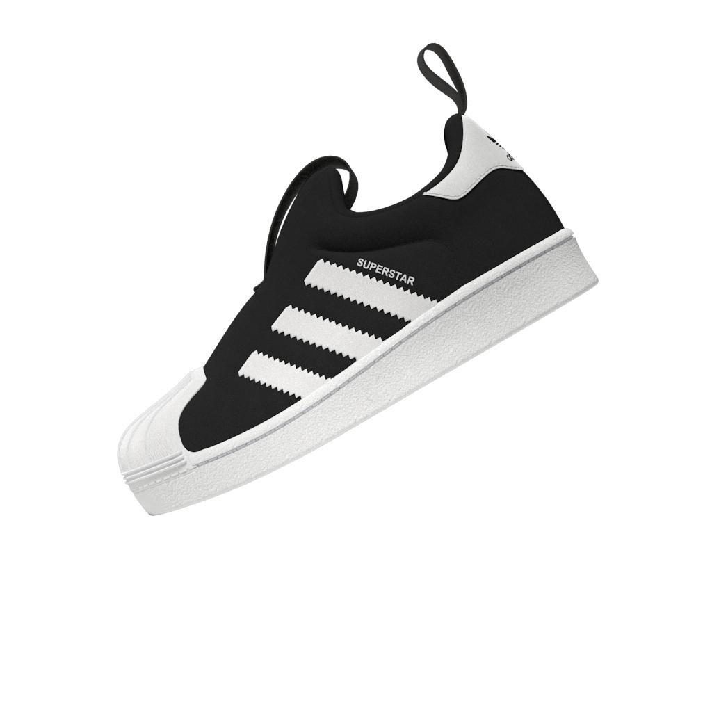 adidas - Unisex Kids Superstar 360 Shoes, Black