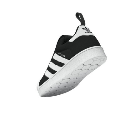 Kids Unisex Superstar 360 Shoes, Black, A701_ONE, large image number 7