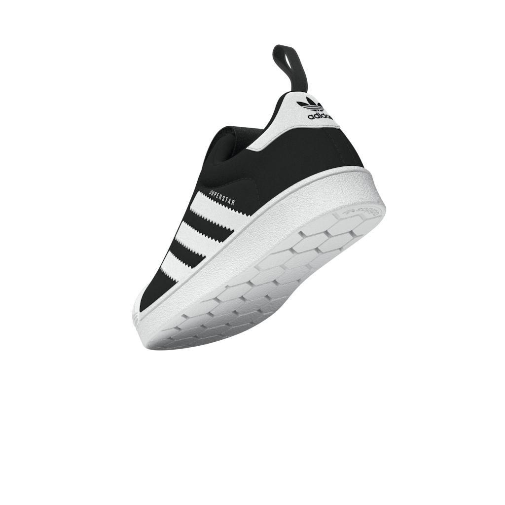 adidas - Kids Unisex Superstar 360 Shoes, Black