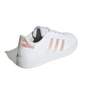 Kids Unisex Grand Court Lifestyle Lace Tennis Shoes Ftwr, White, A701_ONE, thumbnail image number 1