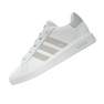 Kids Unisex Grand Court Lifestyle Lace Tennis Shoes Ftwr, White, A701_ONE, thumbnail image number 11