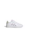 Kids Unisex Grand Court Lifestyle Lace Tennis Shoes Ftwr, White, A701_ONE, thumbnail image number 12