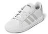 Kids Unisex Grand Court Lifestyle Lace Tennis Shoes Ftwr, White, A701_ONE, thumbnail image number 15