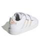 Kids Unisex Whitegrand Court Lifestyle Court Hook And Loop Shoes, Pink, A701_ONE, thumbnail image number 1