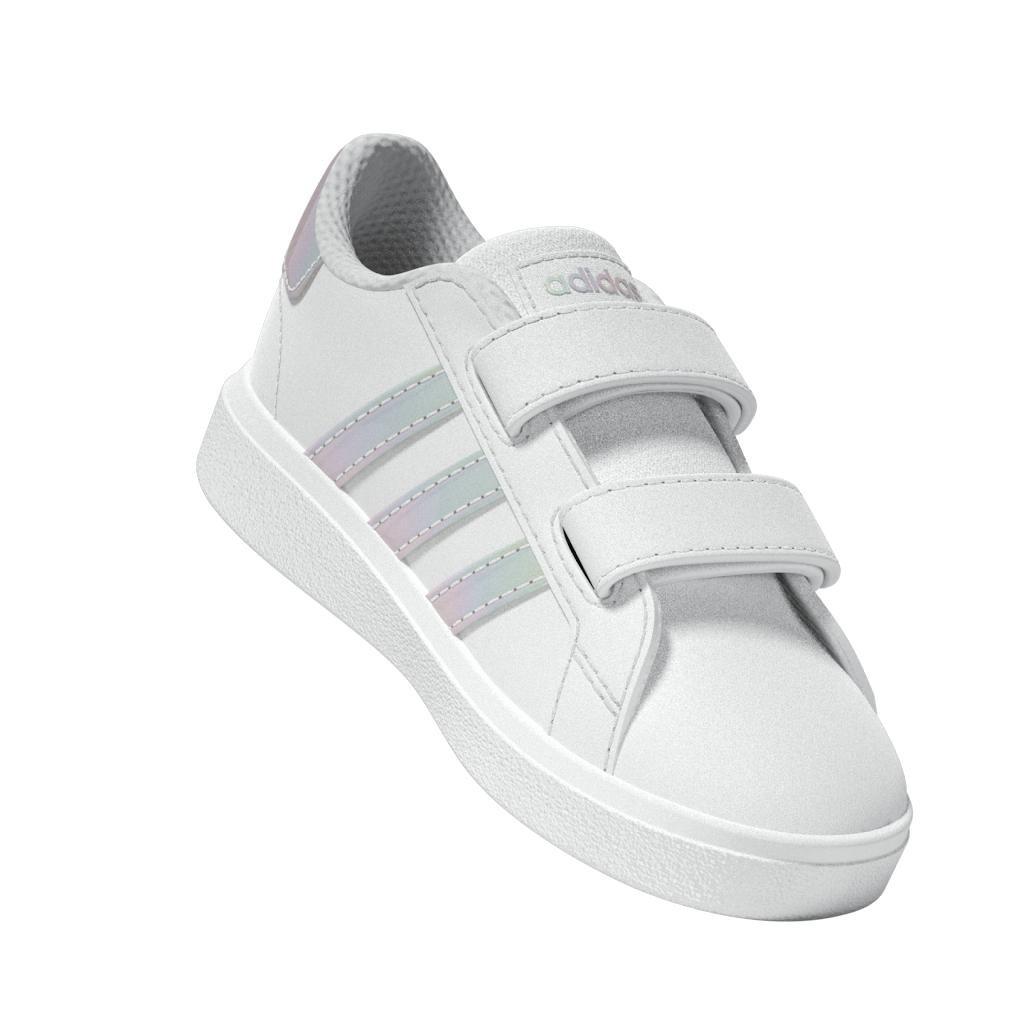 Kids Unisex Whitegrand Court Lifestyle Court Hook And Loop Shoes, Pink, A701_ONE, large image number 15