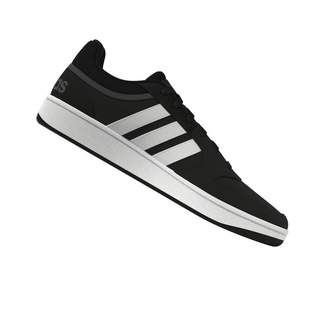 Men Hoops 3.0 Low Classic Vintage Shoes, Black, A701_ONE, large image number 5