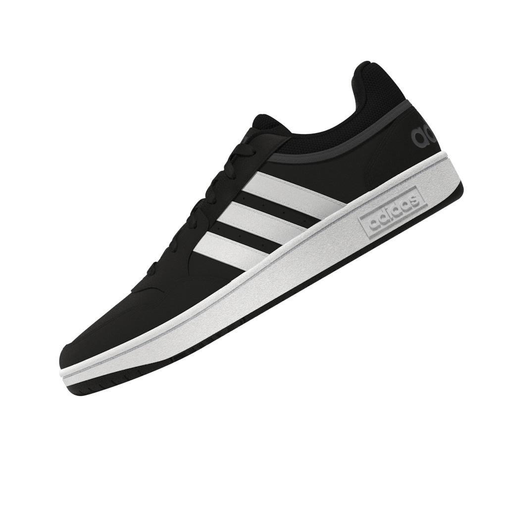 Men Hoops 3.0 Low Classic Vintage Shoes, Black, A701_ONE, large image number 6