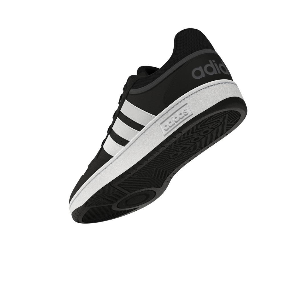 Men Hoops 3.0 Low Classic Vintage Shoes, Black, A701_ONE, large image number 8