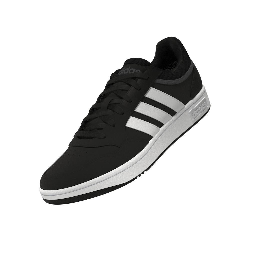 Men Hoops 3.0 Low Classic Vintage Shoes, Black, A701_ONE, large image number 10