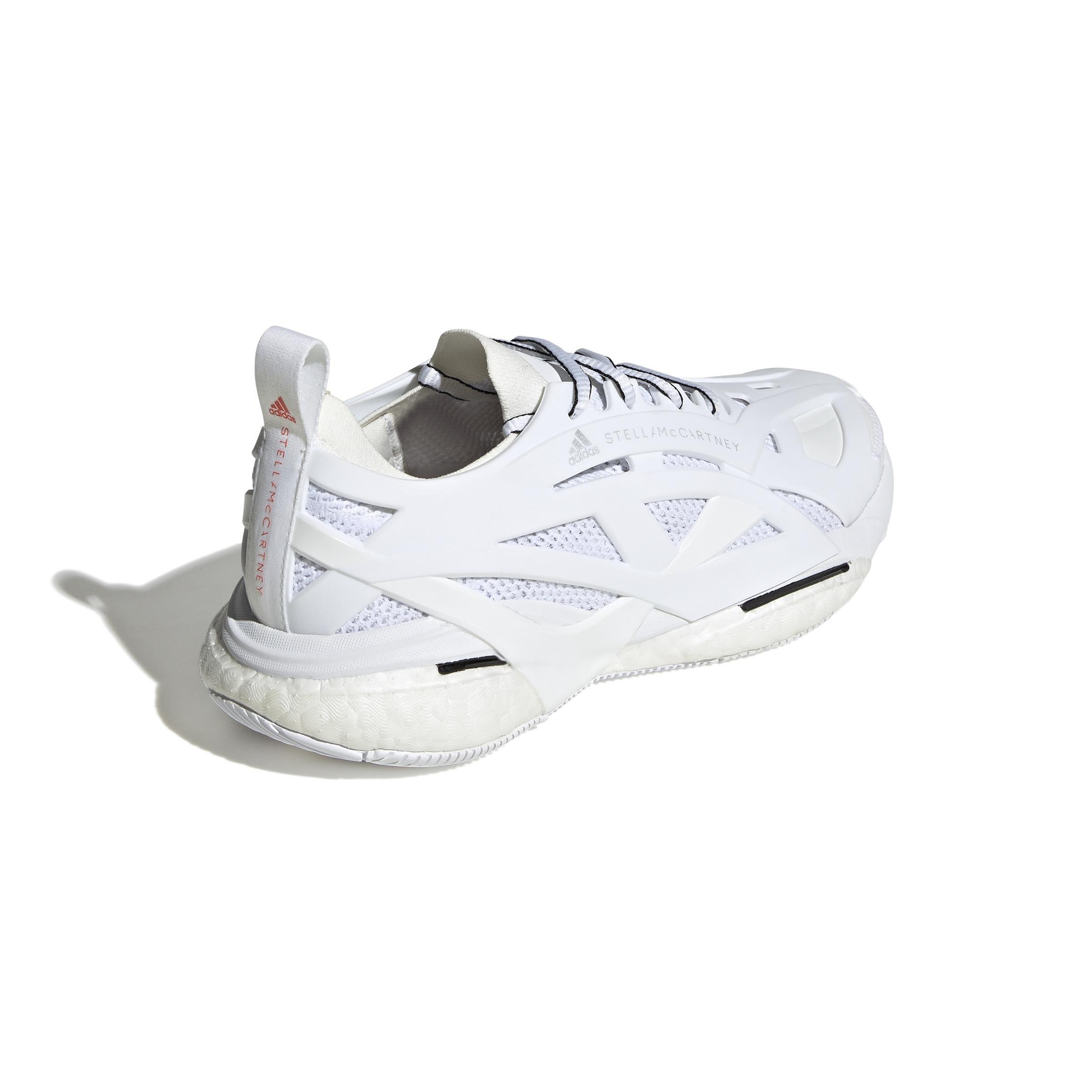 adidas by Stella McCartney Solarglide Running Shoes, White, A701_ONE, large image number 3