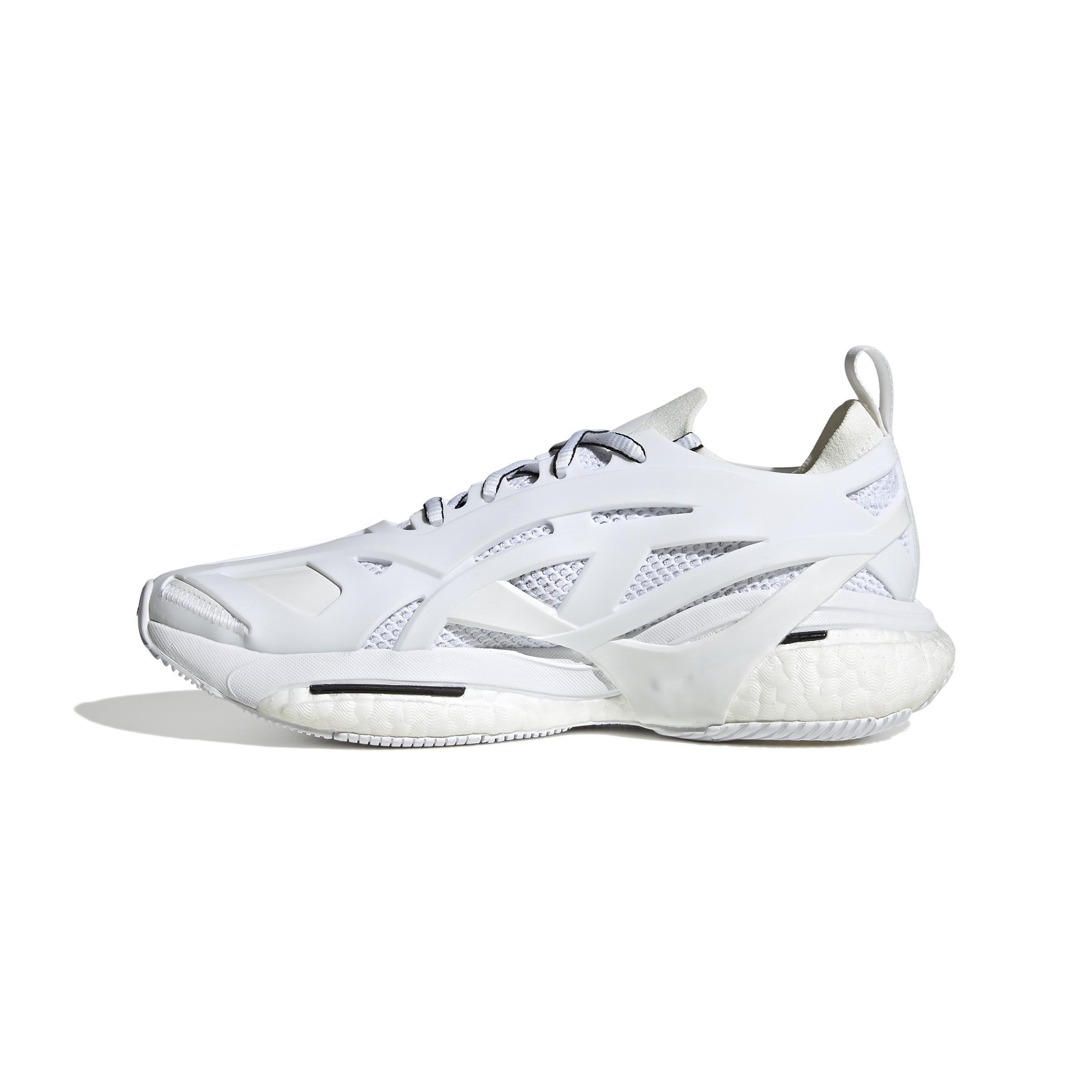 adidas by Stella McCartney Solarglide Running Shoes, White, A701_ONE, large image number 6