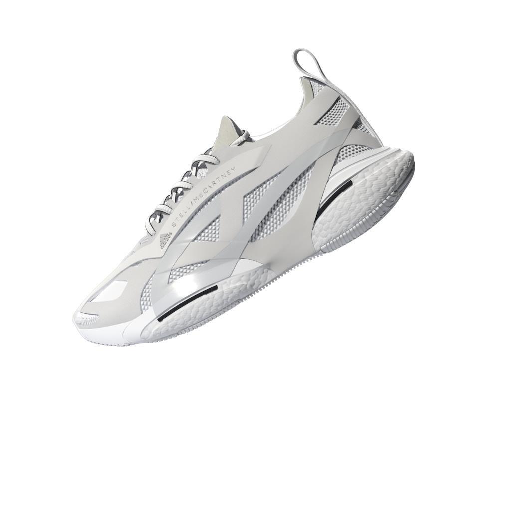 adidas by Stella McCartney Solarglide Running Shoes, White, , large image number 8