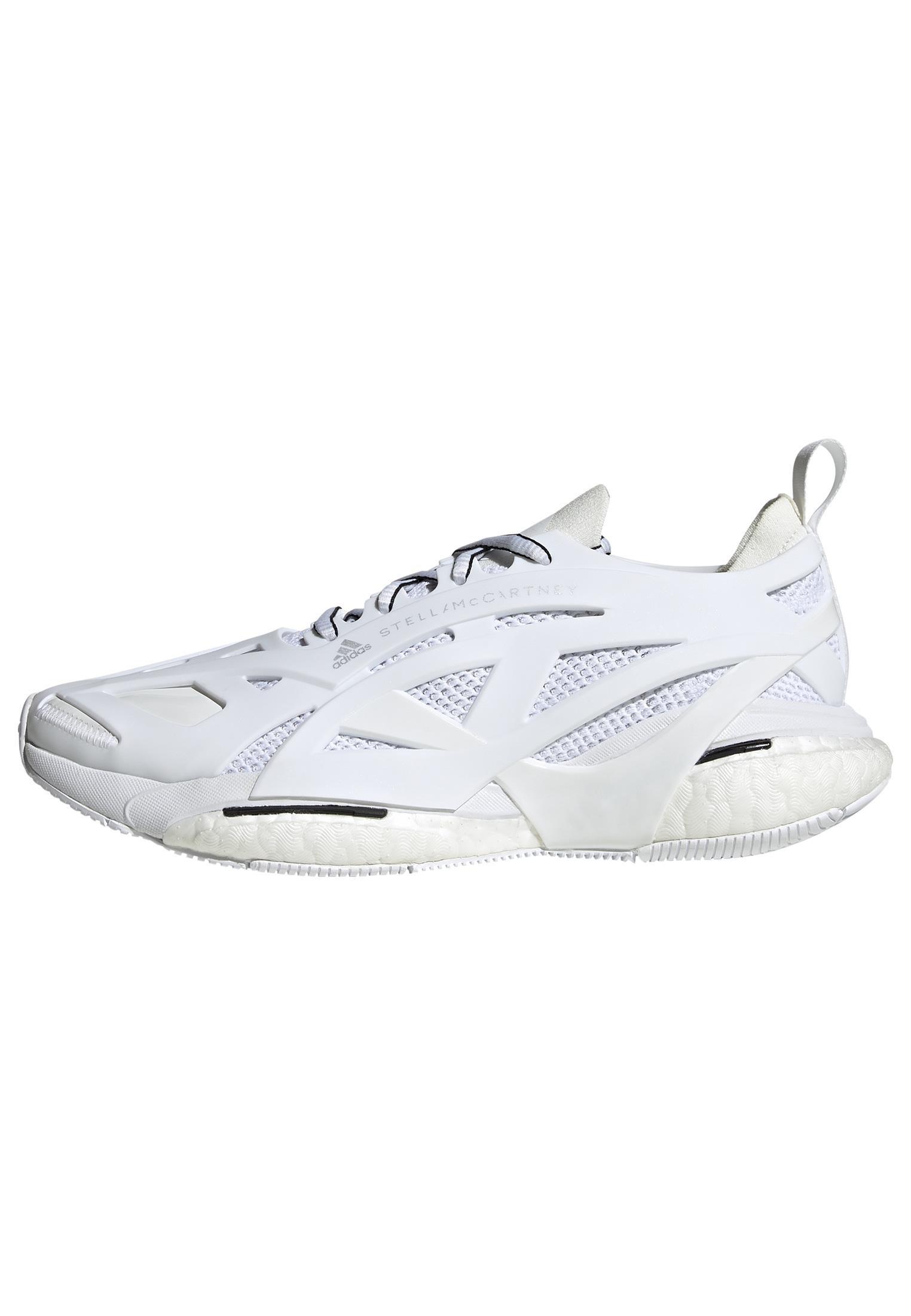 adidas by Stella McCartney Solarglide Running Shoes, White, A701_ONE, large image number 9