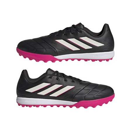 Unisex Copa Pure .3 Turf Boots, Black, A701_ONE, large image number 2