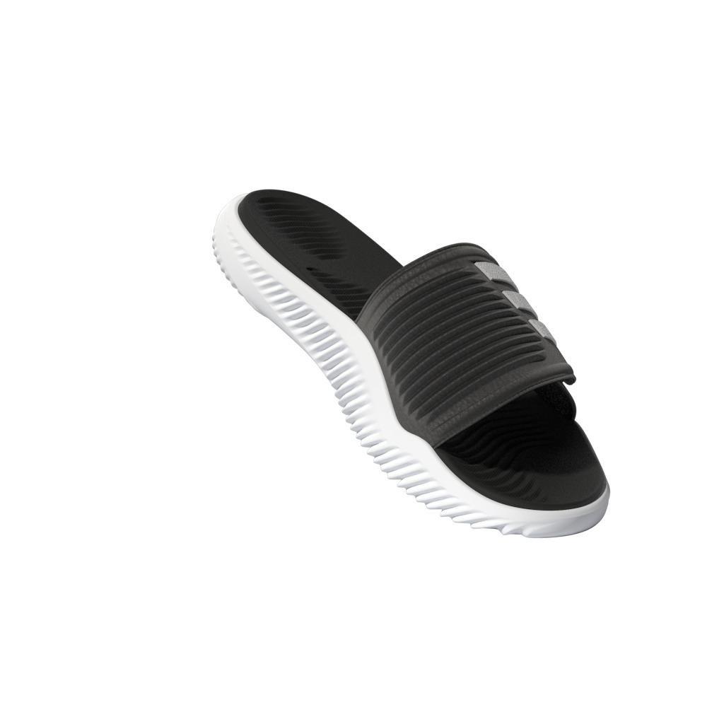 adidas - Black Alphabounce Slides, Black