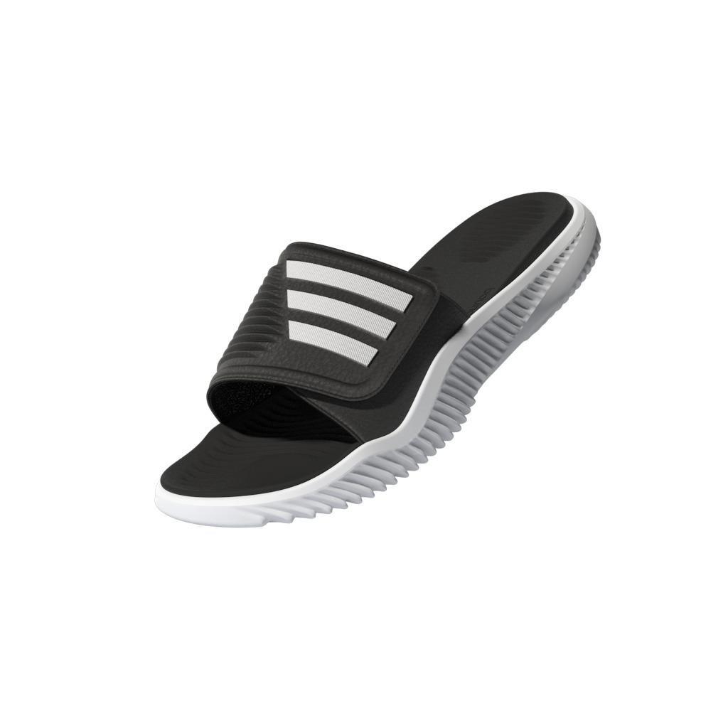 adidas - Black Alphabounce Slides, Black
