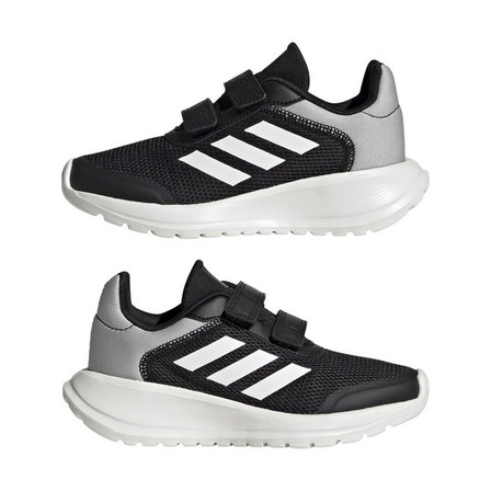 Unisex Kids Tensaur Run Shoes, Black, A701_ONE, large image number 7