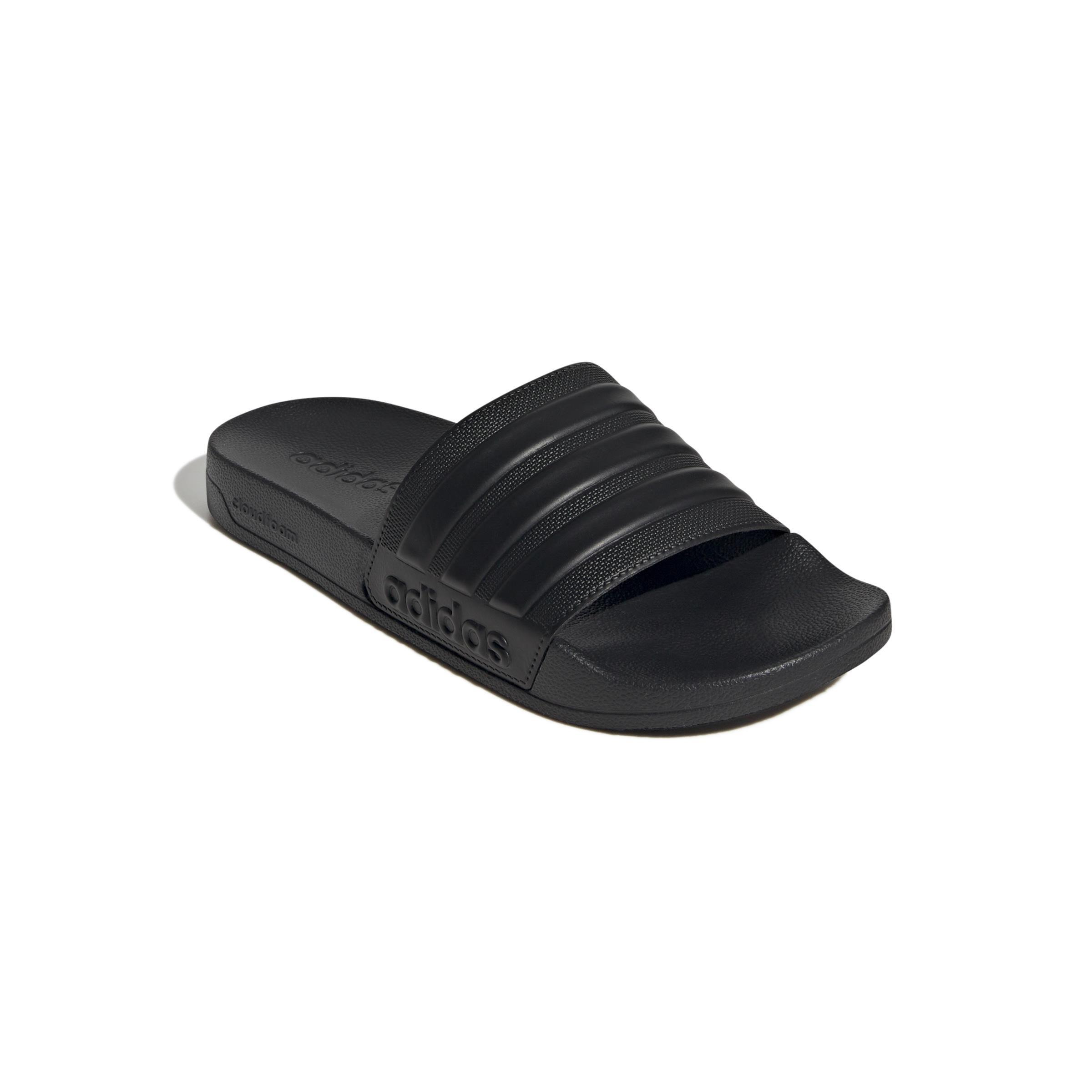 Unisex Adilette Shower Slides, Black, A701_ONE, large image number 2