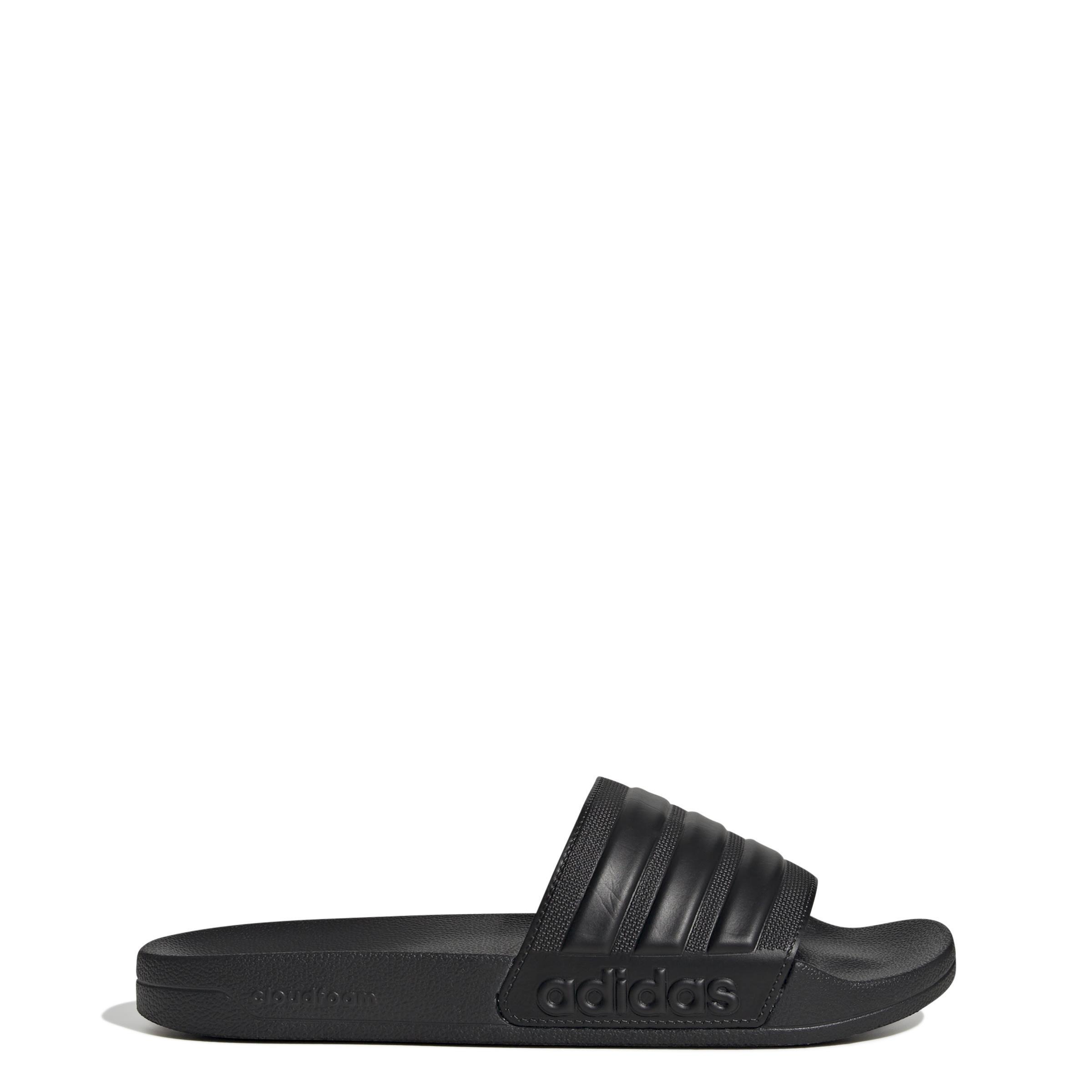 Unisex Adilette Shower Slides, Black, A701_ONE, large image number 9