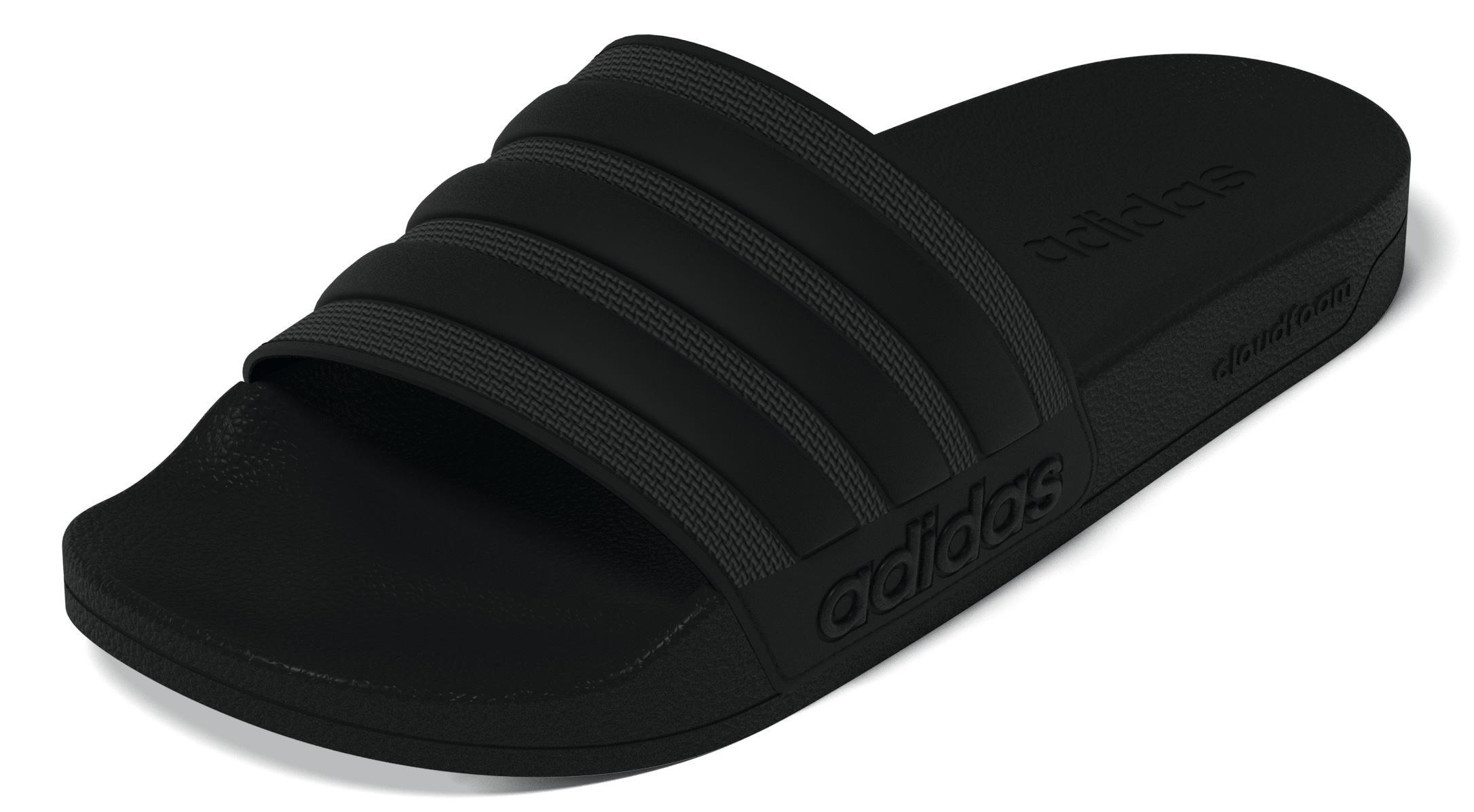 Unisex Adilette Shower Slides, Black, A701_ONE, large image number 11