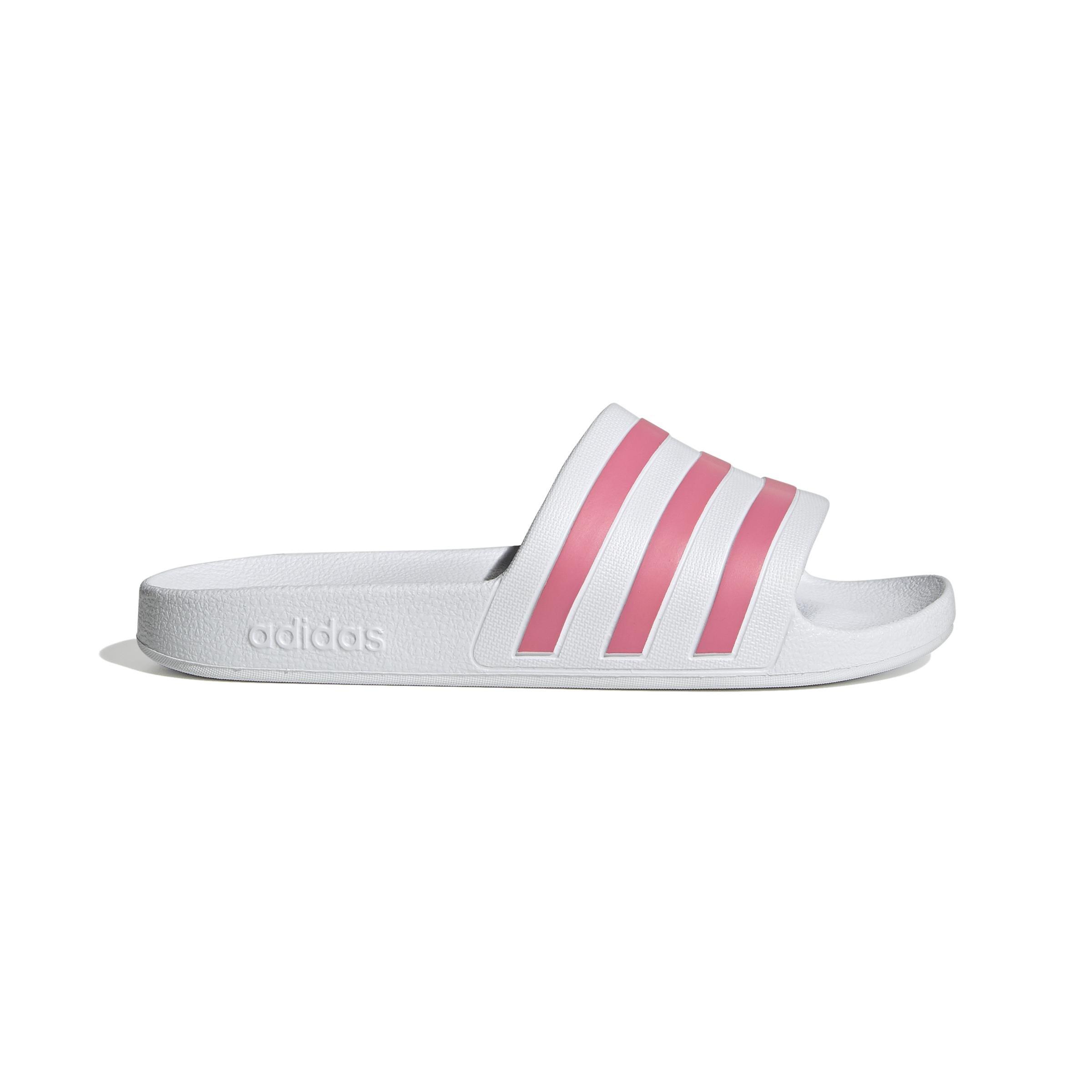 Adilette Aqua Slides, White, , large image number 0