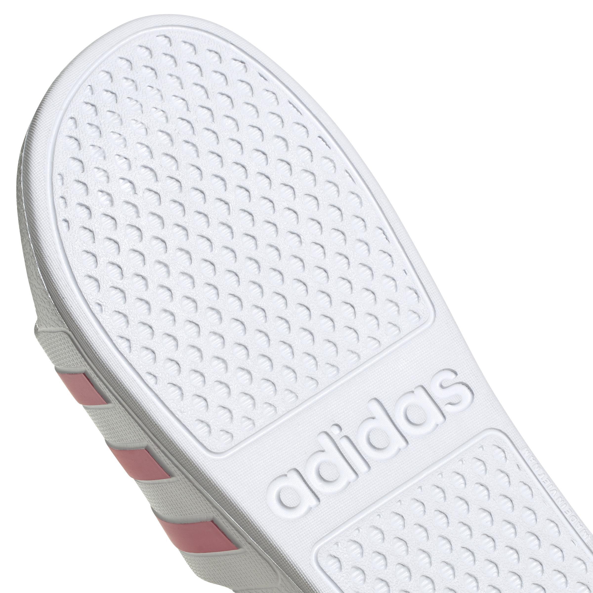 Women Adilette Aqua Slides, White, A701_ONE, large image number 4