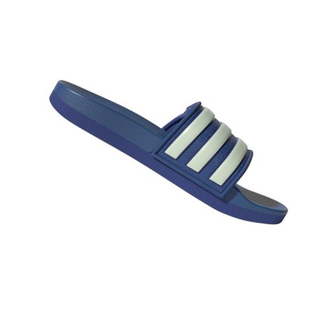 Unisex Kids Adilette Comfort Adjustable Slides, Blue, A701_ONE, large image number 8