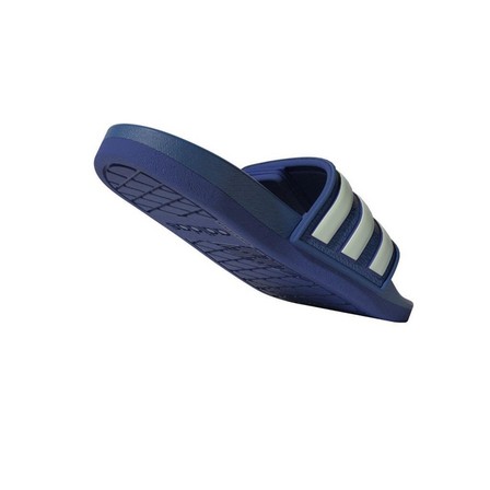 Unisex Kids Adilette Comfort Adjustable Slides, Blue, A701_ONE, large image number 9