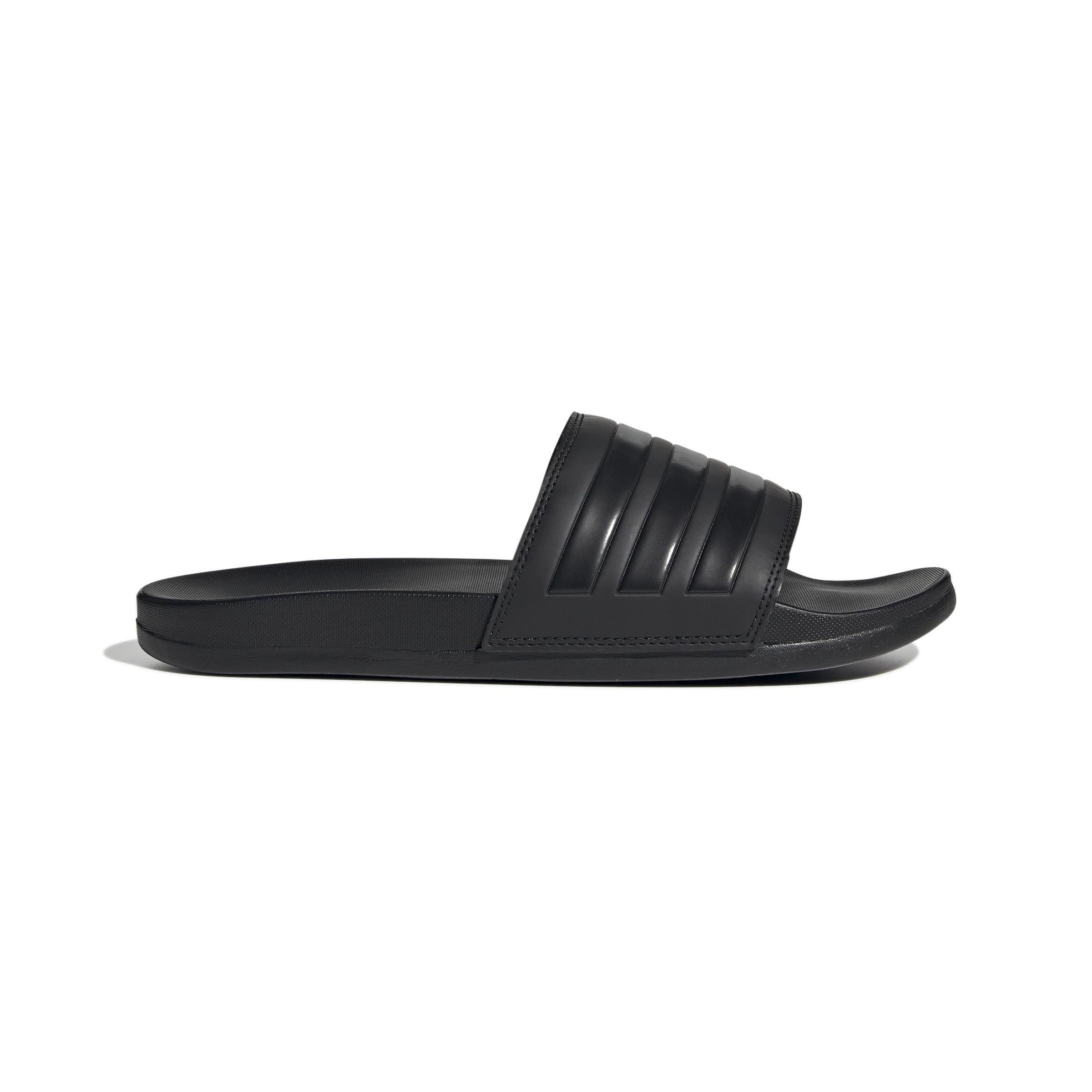 Unisex Adilette Comfort Slides, Black, A701_ONE, large image number 0