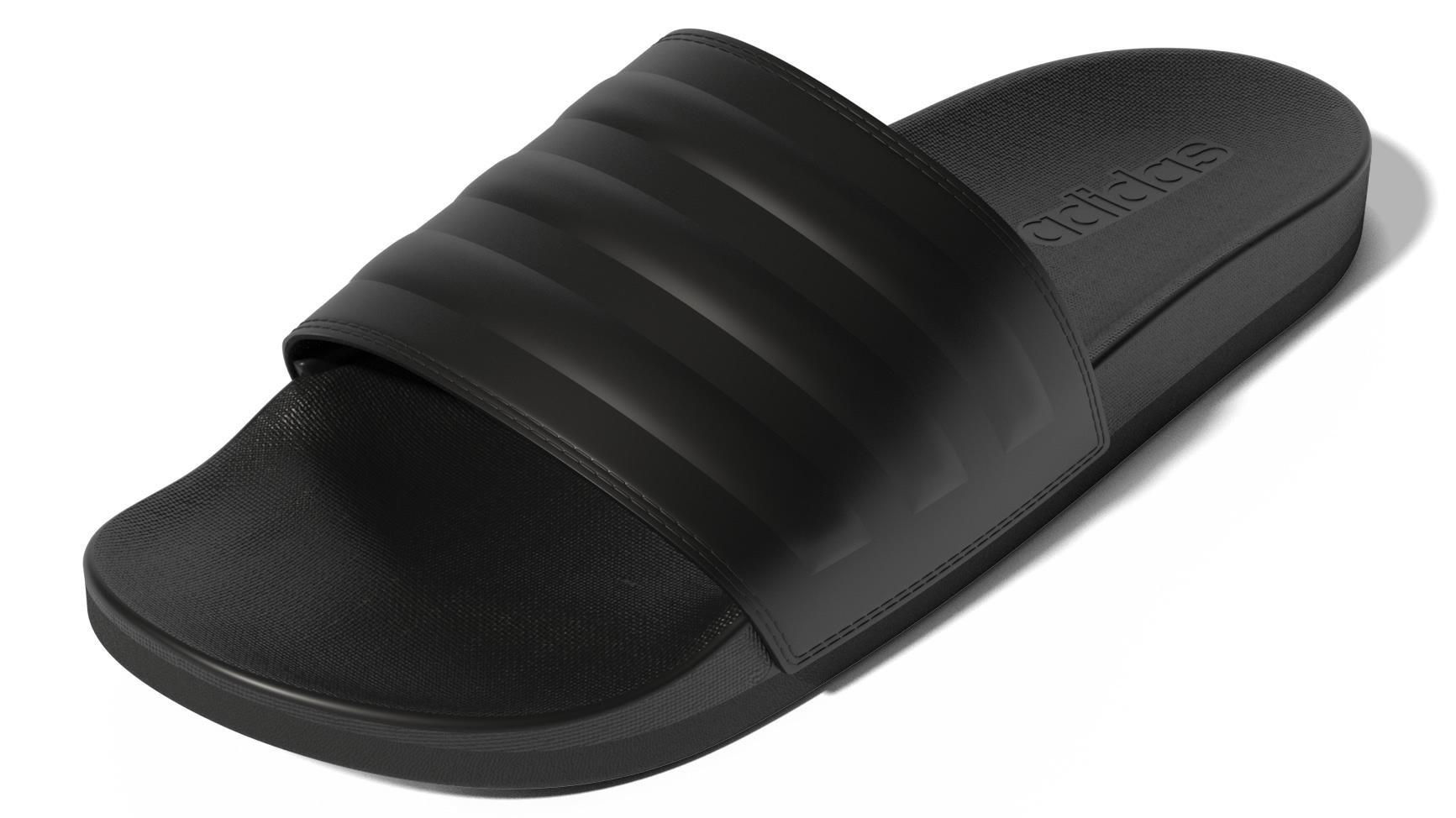 Unisex Adilette Comfort Slides, Black, A701_ONE, large image number 8