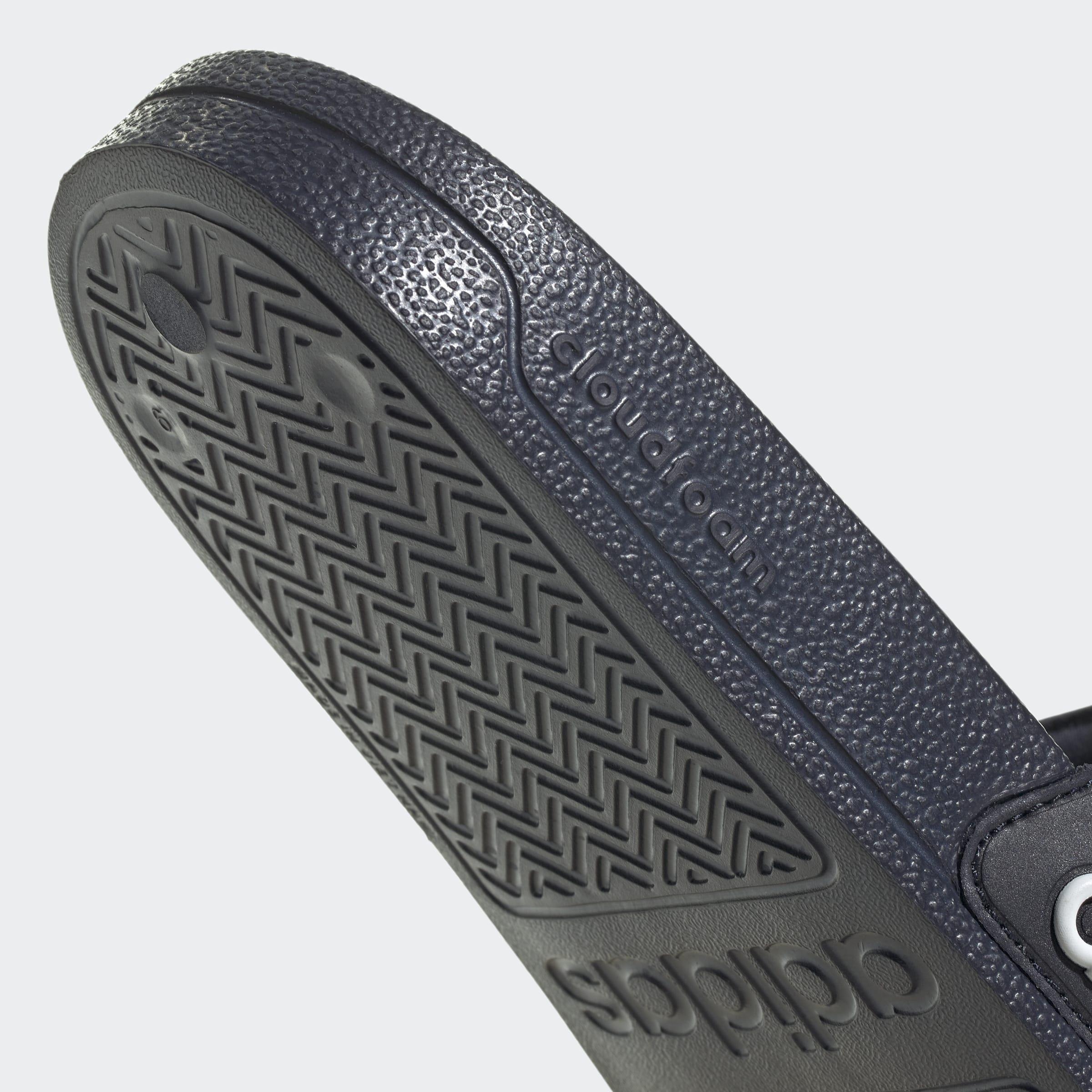 Unisex Adilette Shower Slides, Blue, A701_ONE, large image number 4