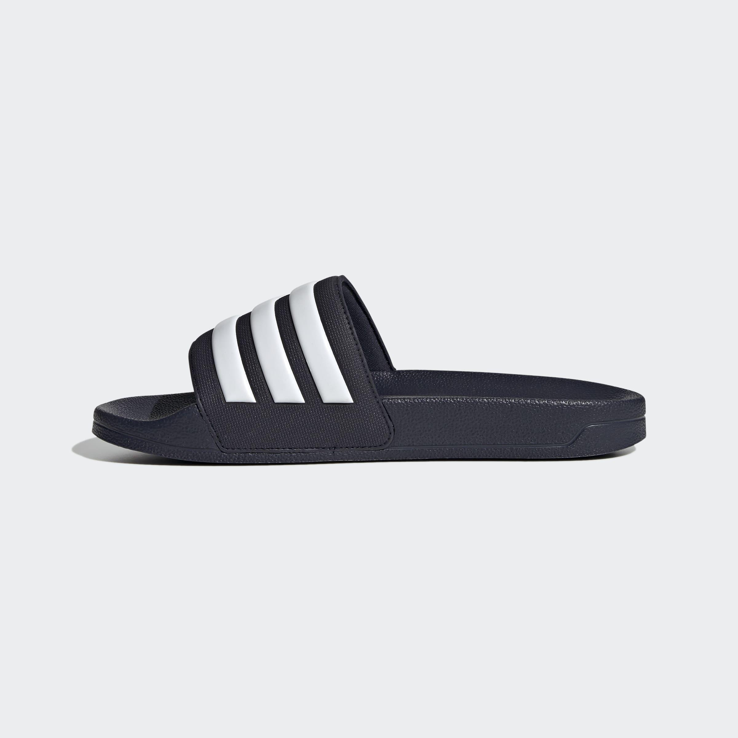 Unisex Adilette Shower Slides, Blue, A701_ONE, large image number 6