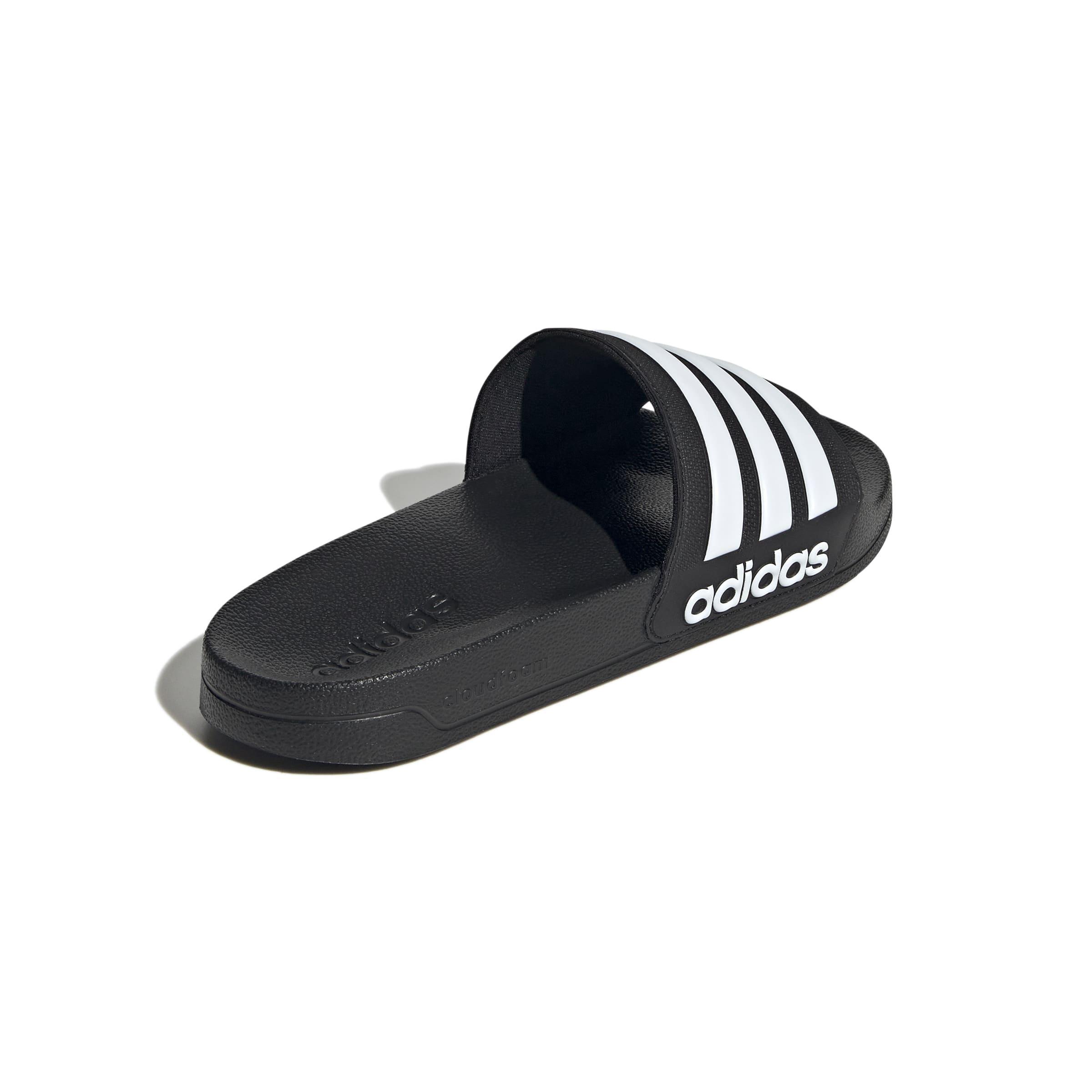 Unisex Adilette Shower Slides, Black, A701_ONE, large image number 3