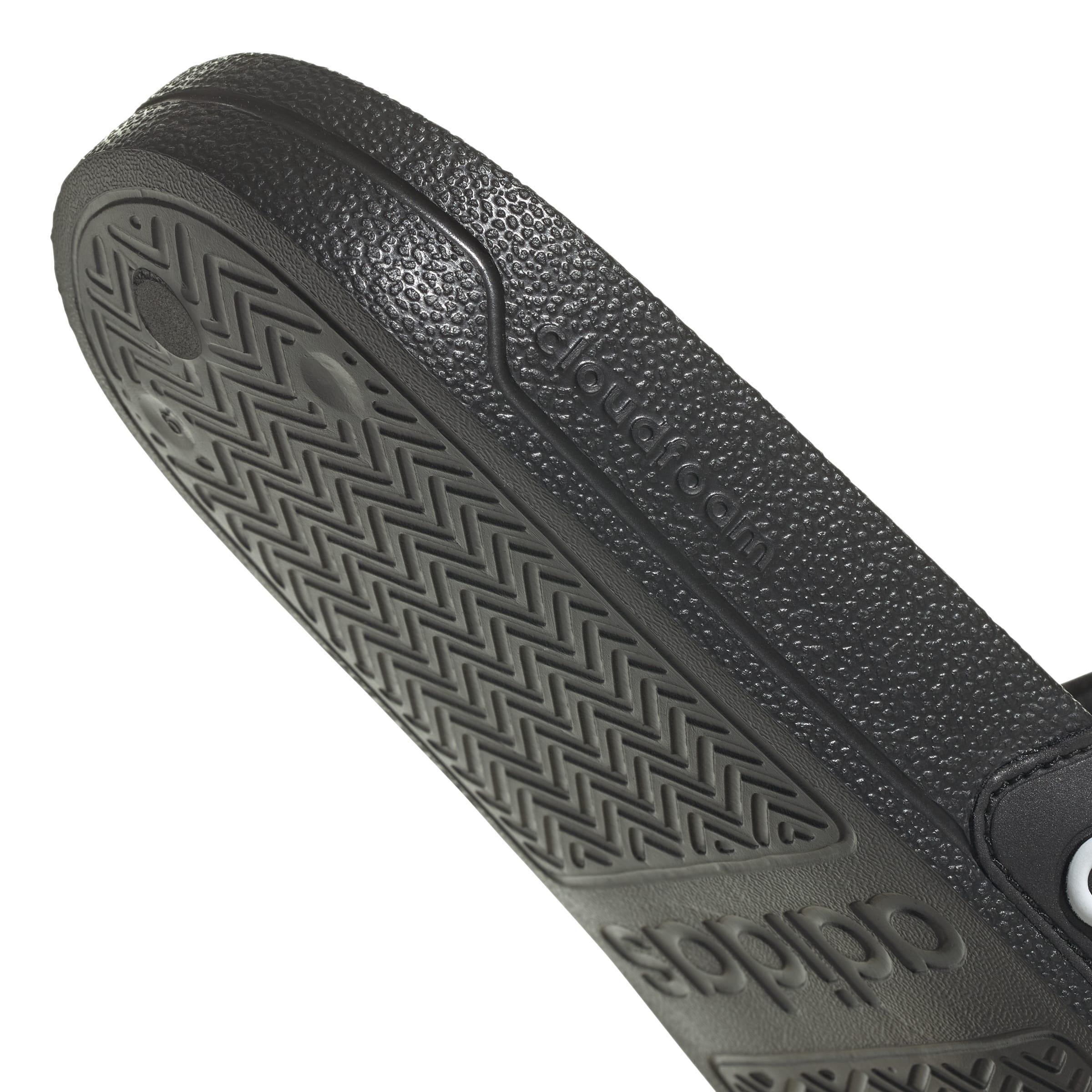 Unisex Adilette Shower Slides, Black, A701_ONE, large image number 4