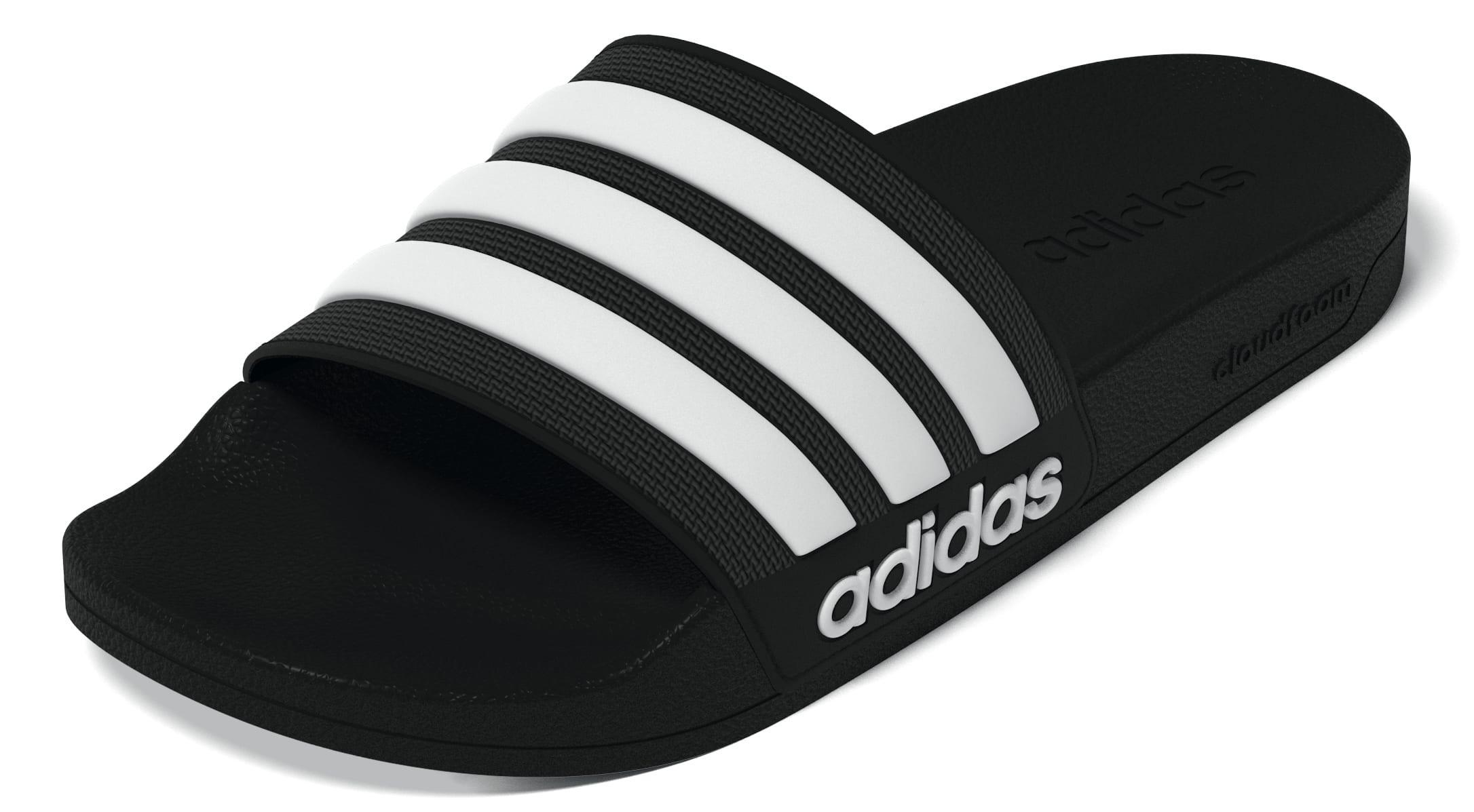 Unisex Adilette Shower Slides, Black, A701_ONE, large image number 7