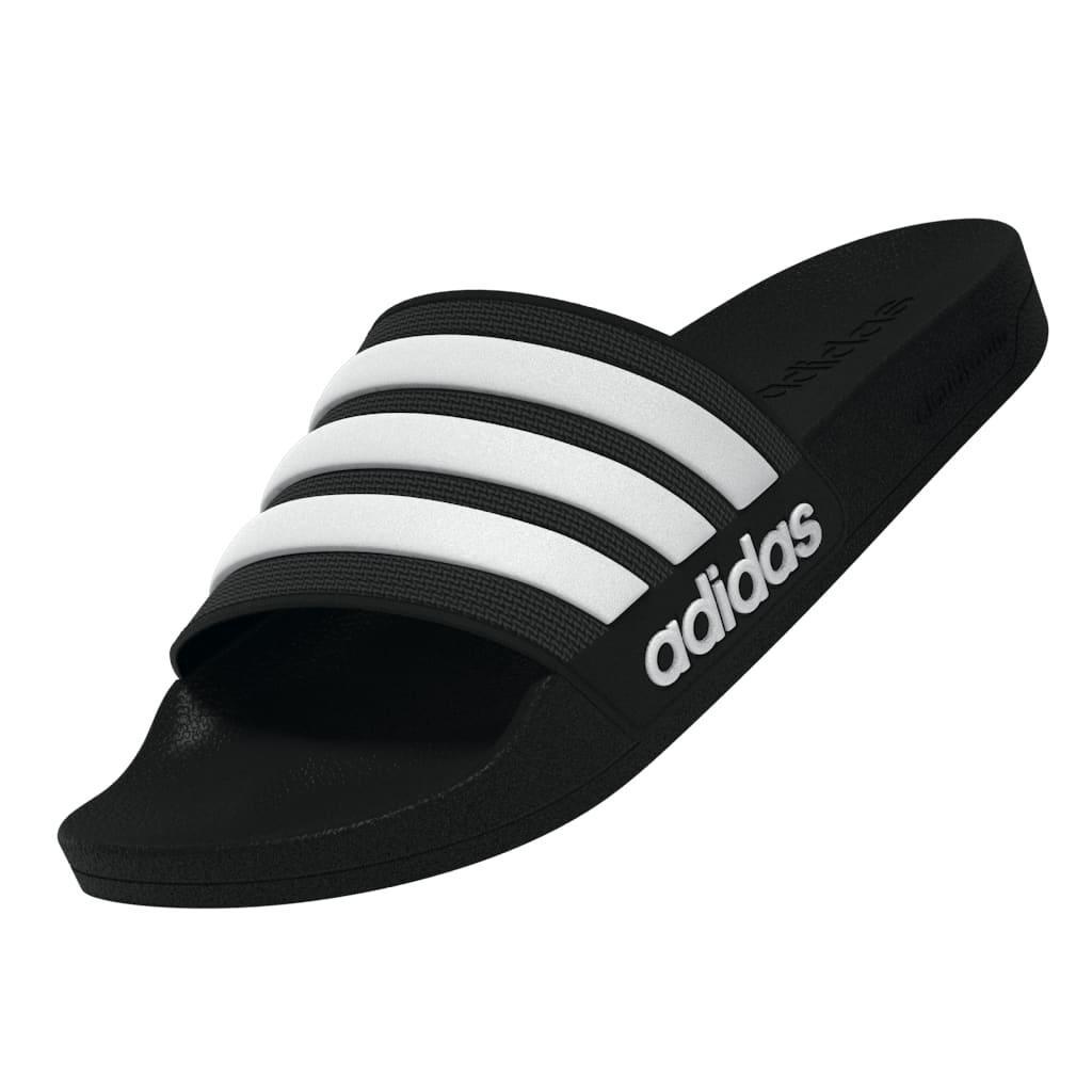 Unisex Adilette Shower Slides, Black, A701_ONE, large image number 10