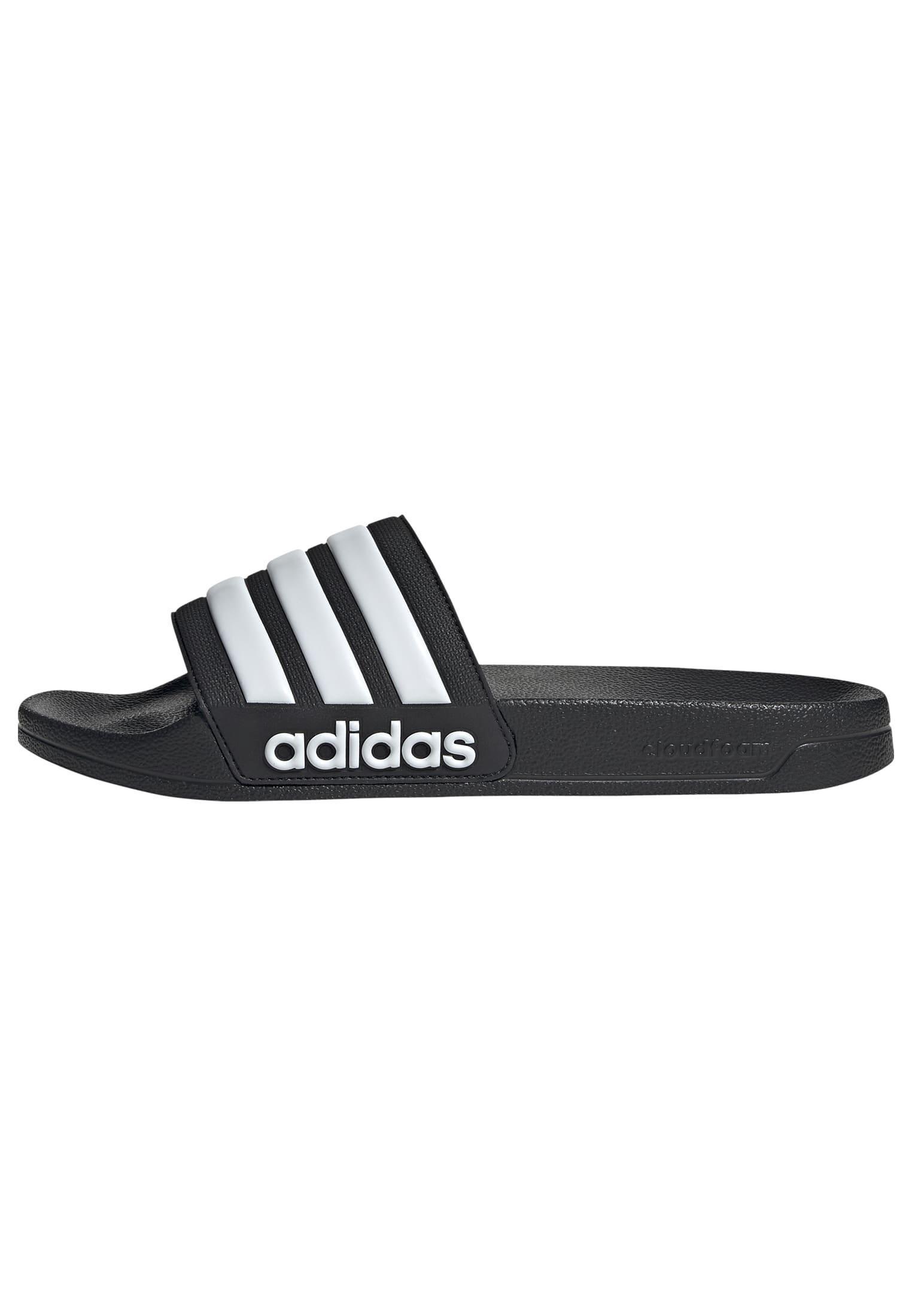 Unisex Adilette Shower Slides, Black, , large image number 11