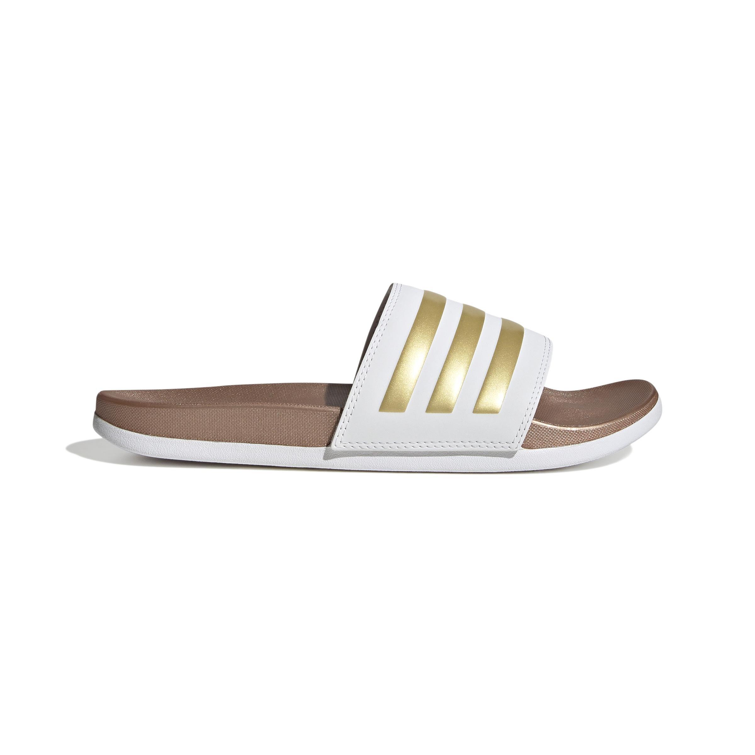 Adilette Comfort Slides, White, A701_ONE, large image number 0