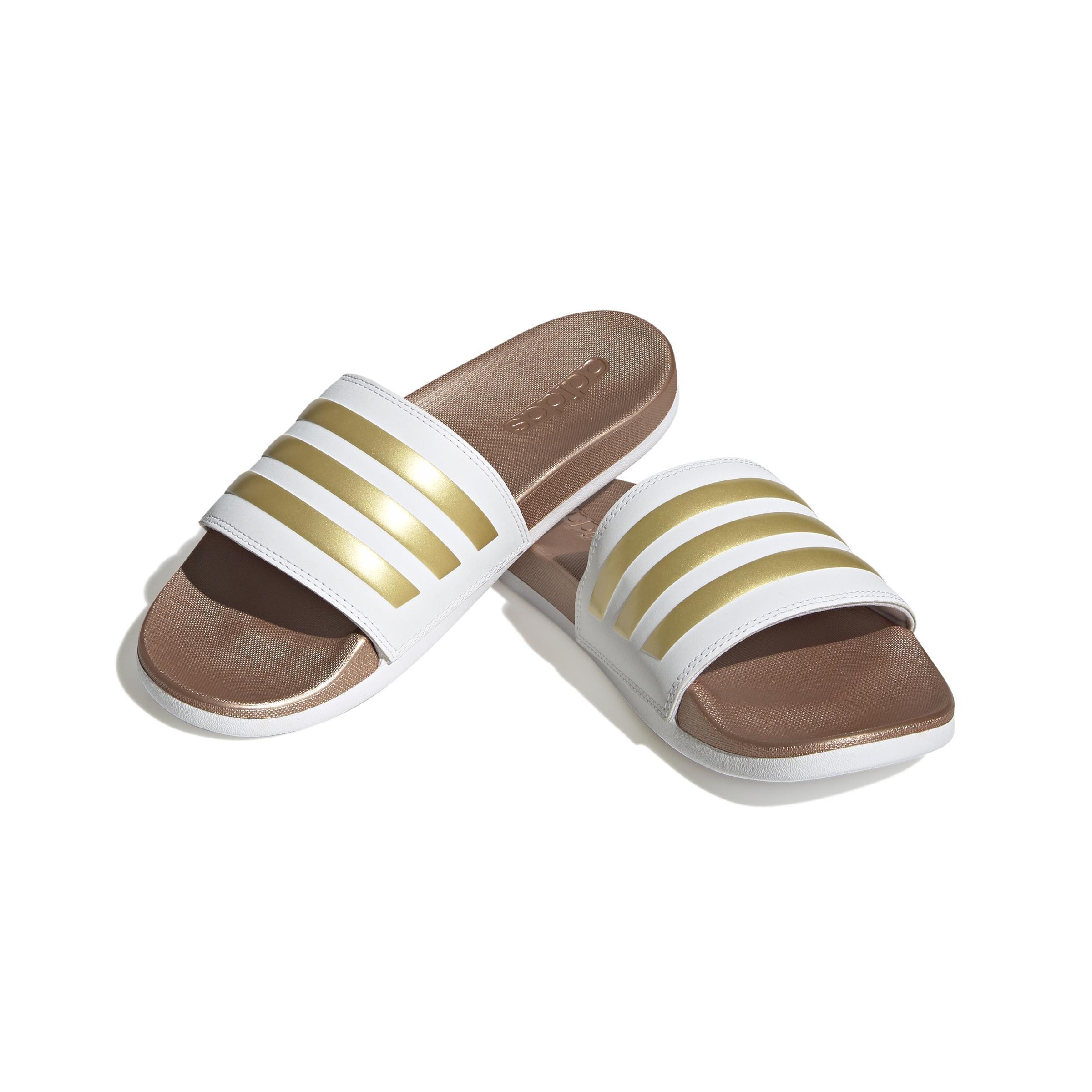 Adilette Comfort Slides, White, A701_ONE, large image number 2