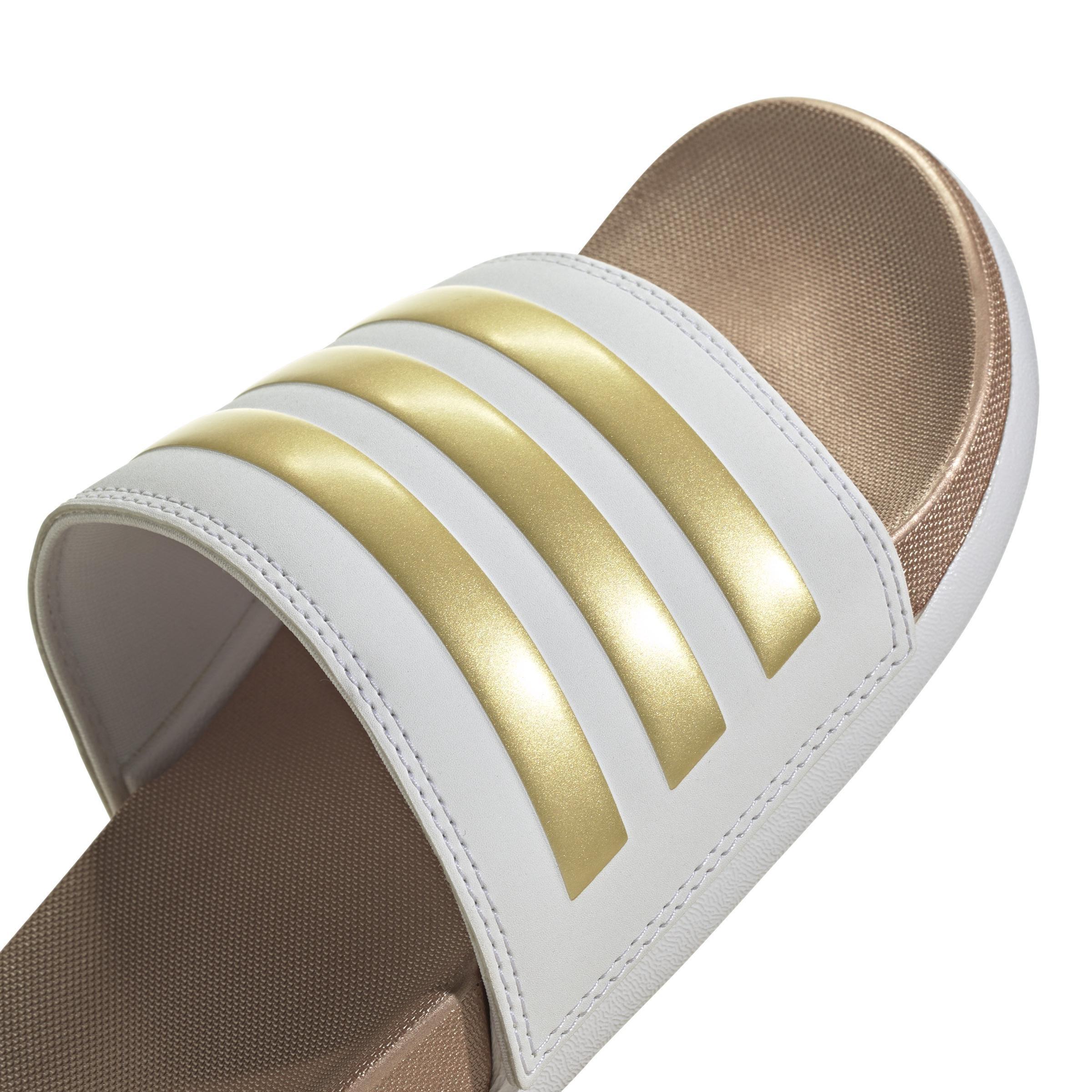 Adilette Comfort Slides, White, A701_ONE, large image number 4