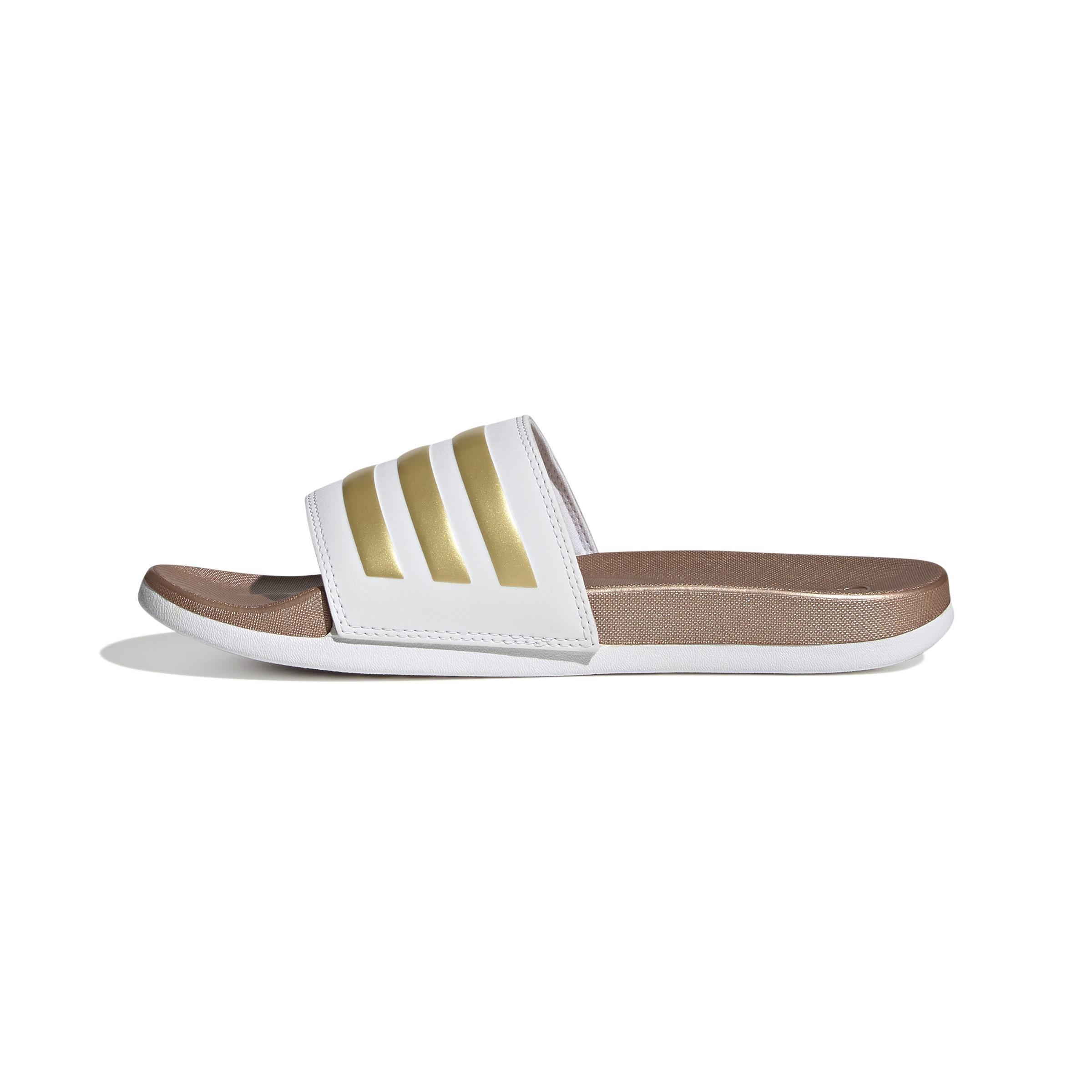 Adilette Comfort Slides, White, , large image number 6