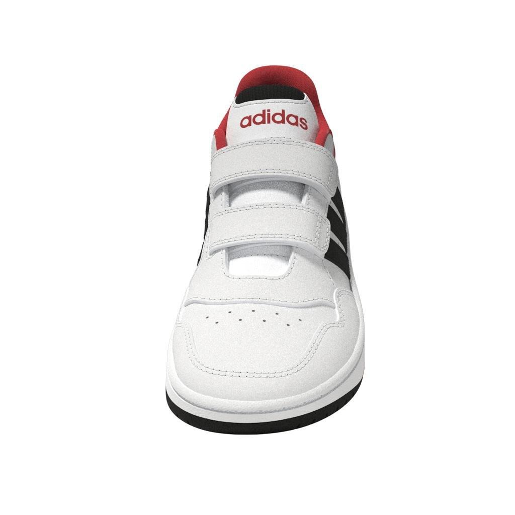 Unisex Hoops Lifestyle Basketball Hook-And-Loop Shoes, White, A701_ONE, large image number 12